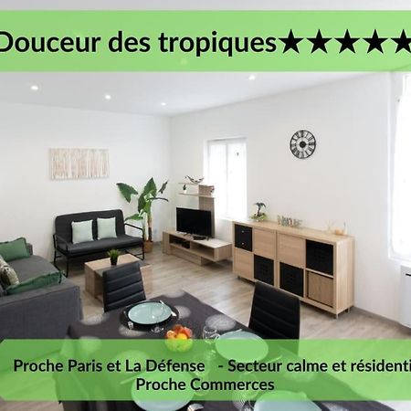 *Douceur Des Tropiques*Parisis Appartement Argenteuil Buitenkant foto